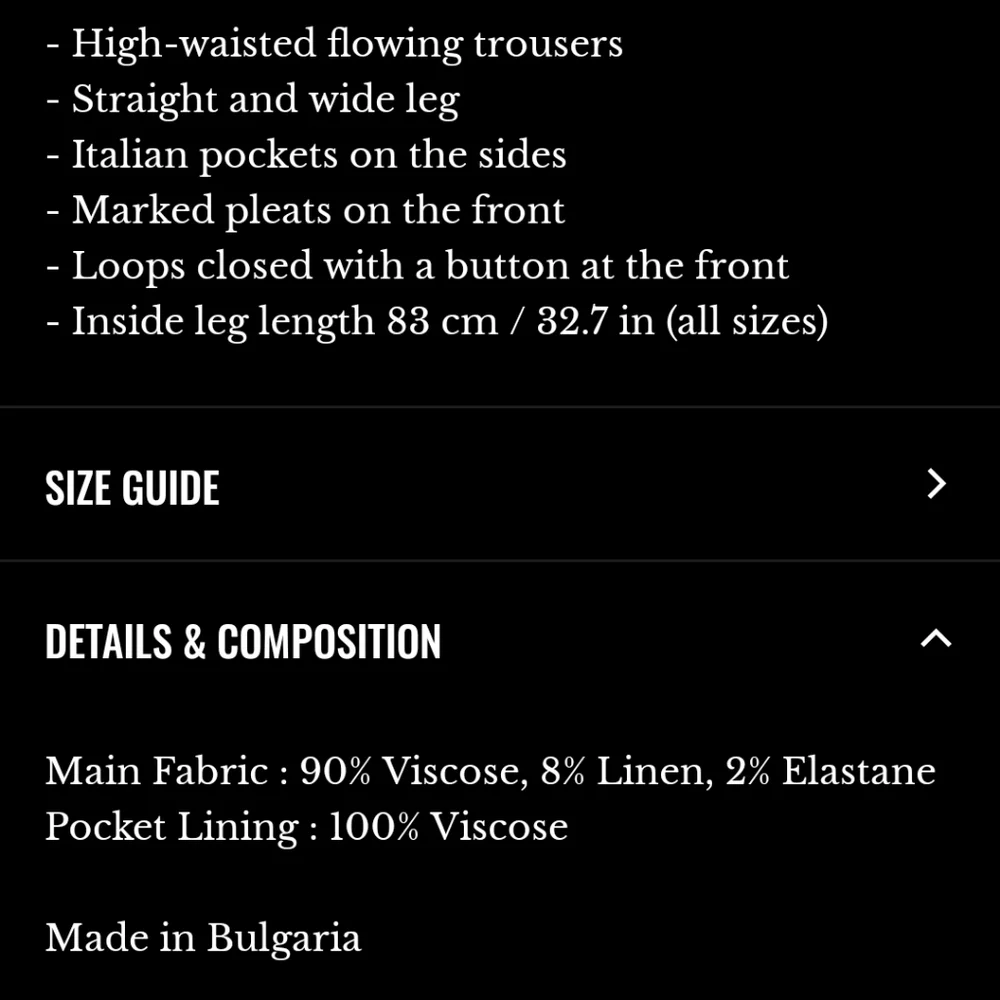 Sezane LouLou High Waisted Flowing Lavender Trousers - Picture 5 of 5